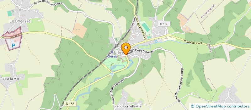 localisation de l'entreprise A.S COIFFURE  CLERES