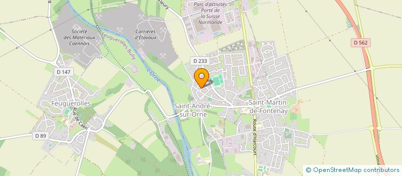 localisation de l'entreprise A.S CONSTRUCTION à SAINT-ANDRE-SUR-ORNE