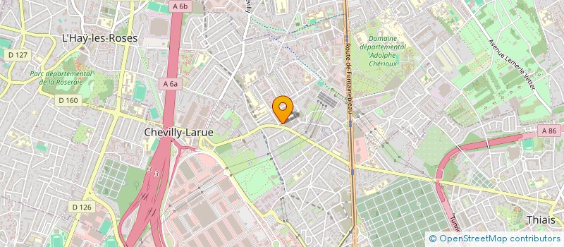 localisation de l'entreprise A.S CONSULTING  CHEVILLY-LARUE