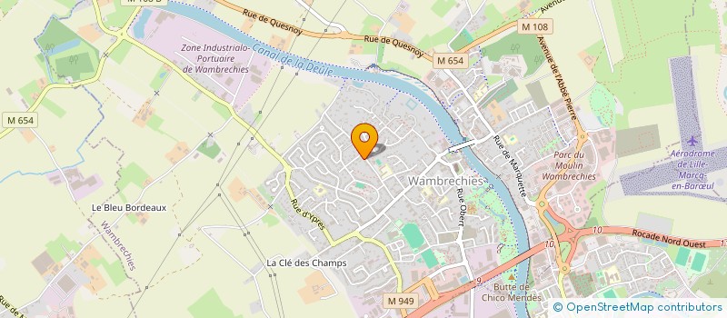 localisation de l'entreprise A.S. CONSULTING à WAMBRECHIES