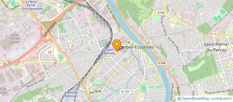 localisation de l'entreprise A.S CORBEIL à CORBEIL-ESSONNES