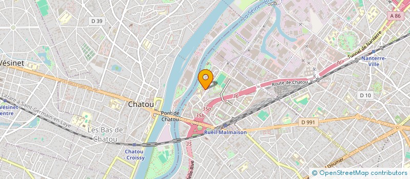 localisation de l'entreprise A.S.D. à RUEIL-MALMAISON