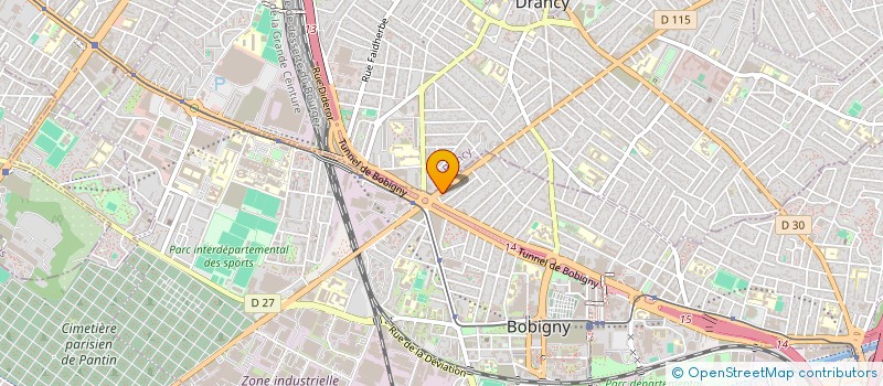 localisation de l'entreprise A.S.D  BOBIGNY