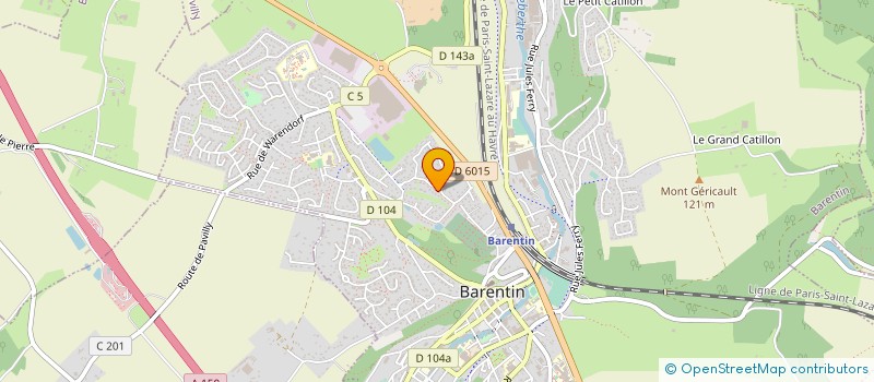 localisation de l'entreprise A S D FERMETURES à BARENTIN