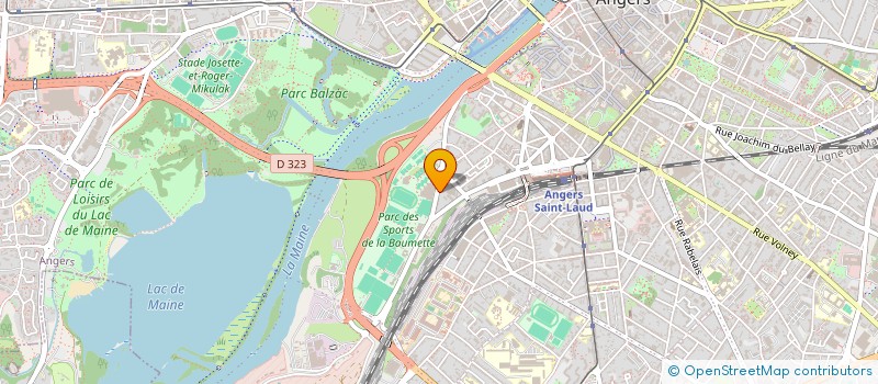 localisation de l'entreprise A.S. DENT'ERE à ANGERS
