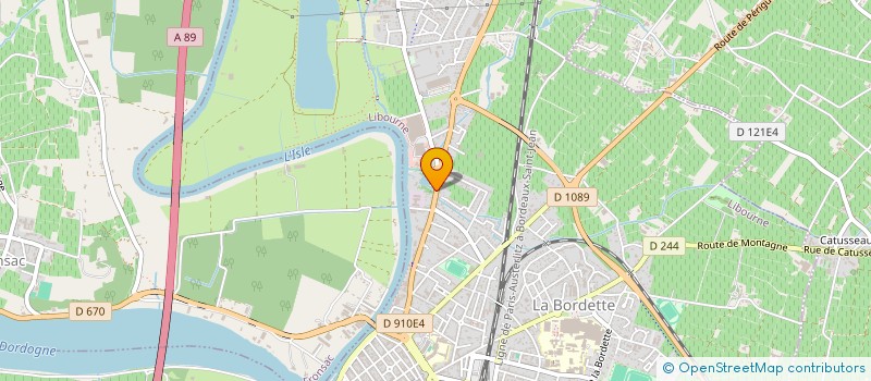 localisation de l'entreprise A S DEVELOPPEMENT à LIBOURNE