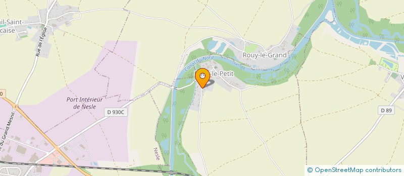 localisation de l'entreprise A S DIFFUSION à ROUY-LE-PETIT