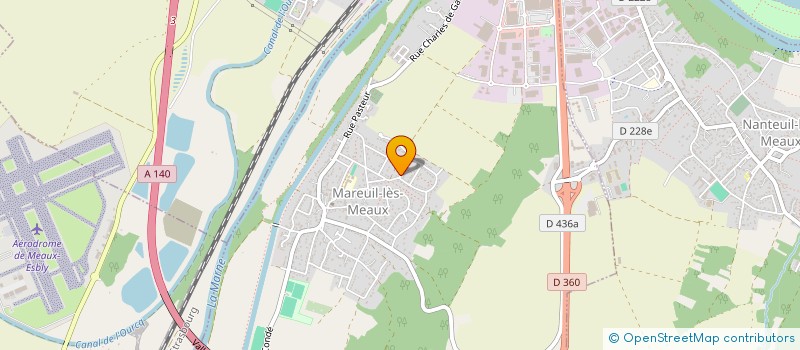 localisation de l'entreprise A.S.E à MAREUIL-LES-MEAUX