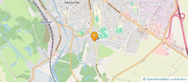 localisation de l'entreprise A S E à ABBEVILLE