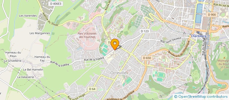 localisation de l'entreprise A.S.E. 50 à CHERBOURG-EN-COTENTIN