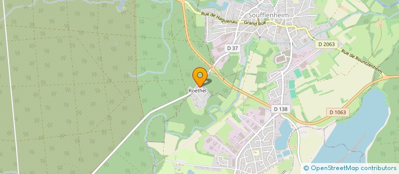 localisation de l'entreprise A.S.E. :ALSACE SERVICES EXTERIEURS  SOUFFLENHEIM