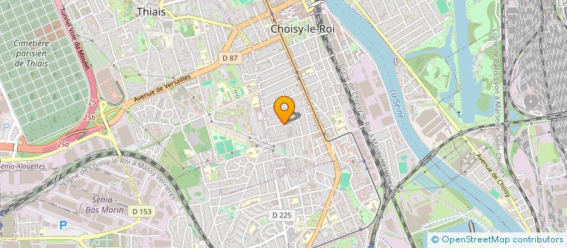 localisation de l'entreprise A.S.E.C à CHOISY-LE-ROI