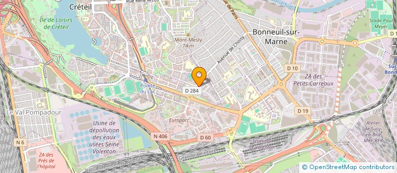 localisation de l'entreprise A.S.E GESTION à CRETEIL