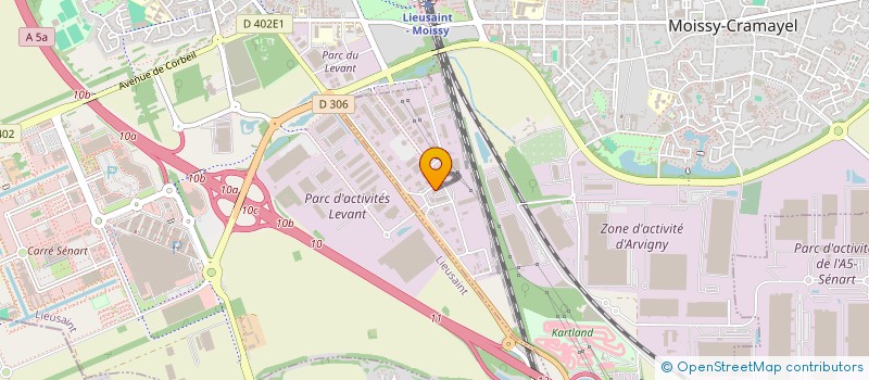 localisation de l'entreprise A.S.E.I. ACCESSOIRES SCIENTIFIQUES ETANCHES ET ISOLANTS. à MOISSY-CRAMAYEL