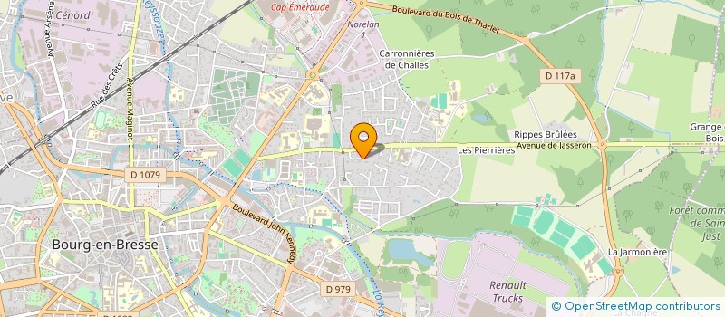 localisation de l'entreprise A.S.E.M. 2 à BOURG-EN-BRESSE