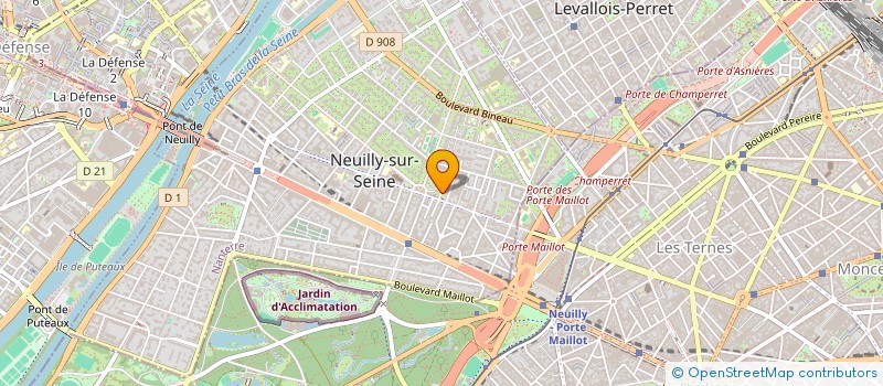 localisation de l'entreprise A.S.E.T.A. à NEUILLY-SUR-SEINE