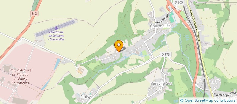 localisation de l'entreprise A.S. ENERGIE à COURMELLES