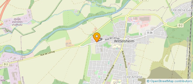 localisation de l'entreprise A.S. EXPERTISES SARL à WITTELSHEIM
