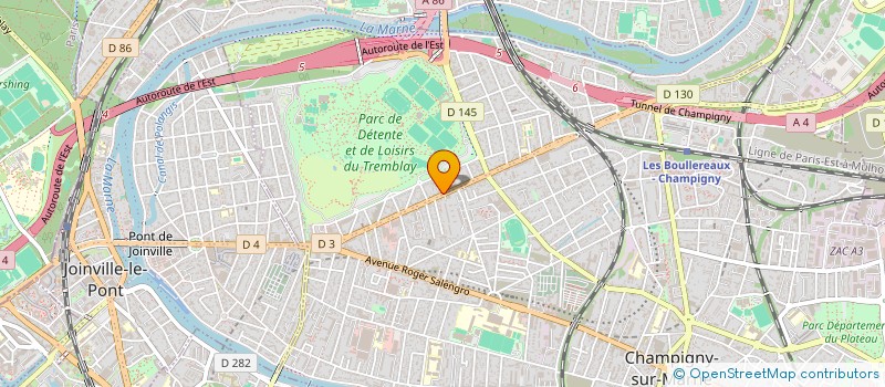 localisation de l'entreprise A.S EXPRESS à SAINT-DENIS