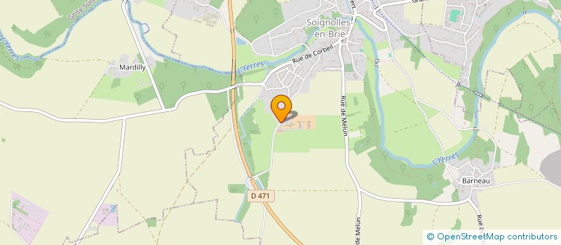 localisation de l'entreprise A.S.F CONSTRUCTION  SOIGNOLLES-EN-BRIE