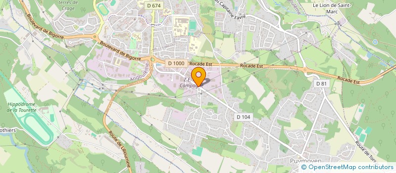 localisation de l'entreprise A S F P M  PUYMOYEN