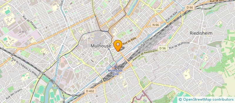 localisation de l'entreprise A.S.F. SECURITE SARL à MULHOUSE