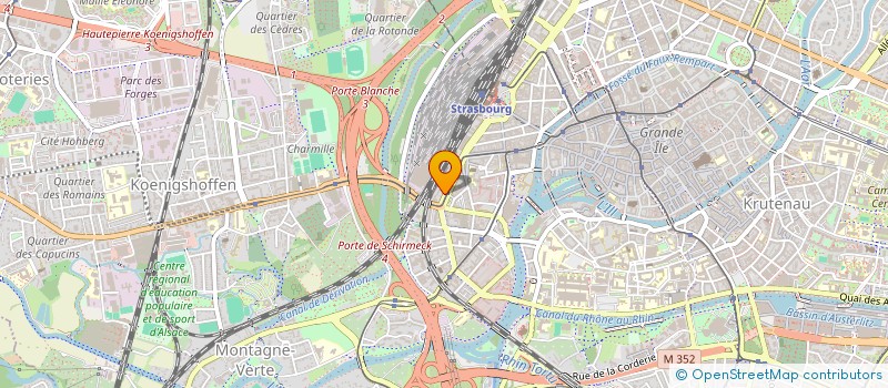 localisation de l'entreprise A & S FACTORY à STRASBOURG
