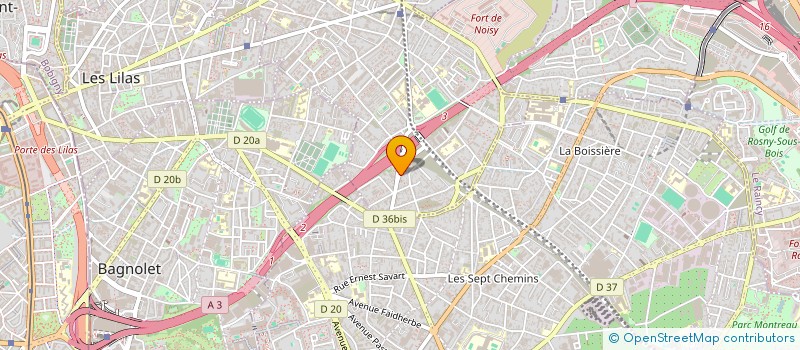 localisation de l'entreprise A.S.G BATIM à ROMAINVILLE