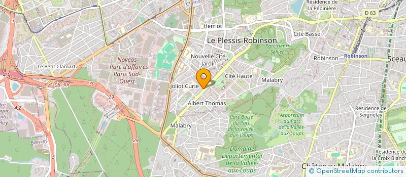 localisation de l'entreprise A.S.G HEART AND COEUR  LE PLESSIS-ROBINSON