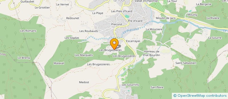 localisation de l'entreprise A.S GARDEN  LE PLAN-DE-LA-TOUR