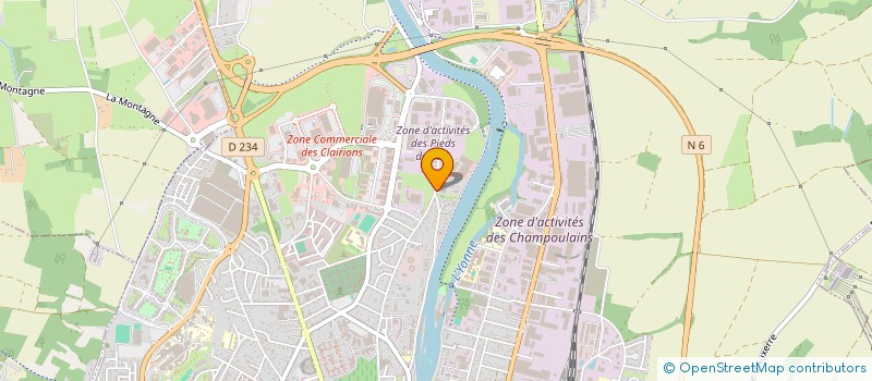 localisation de l'entreprise A.S. GAZELEC AUXERRE à AUXERRE