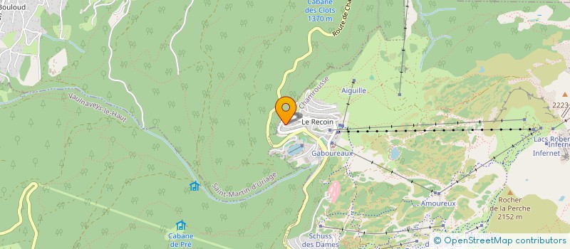 localisation de l'entreprise A.S GERANCE  CHAMROUSSE