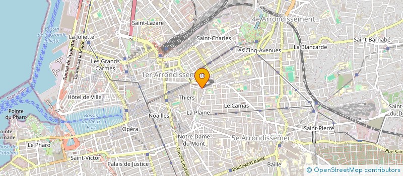 localisation de l'entreprise A.S.H.R. à MARSEILLE
