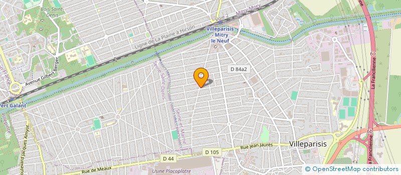localisation de l'entreprise A.S. HOLDING à VILLEPARISIS
