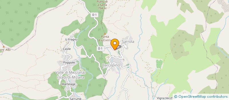 localisation de l'entreprise A & S HOLDING  SARROLA-CARCOPINO