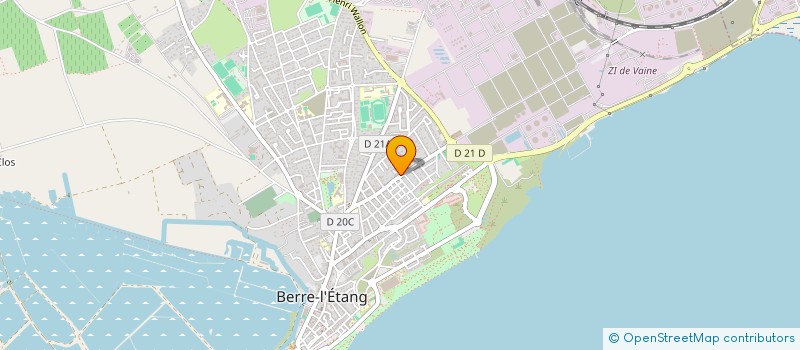 localisation de l'entreprise A.S.I à BERRE-L'ETANG