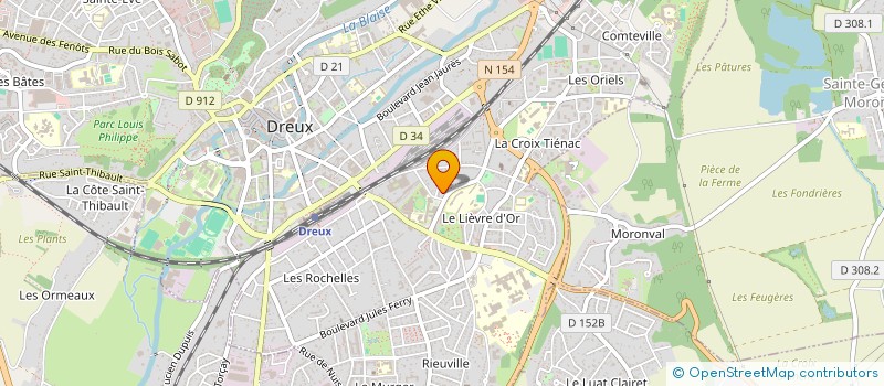 localisation de l'entreprise A.S.I à DREUX