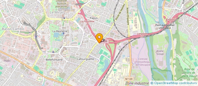 localisation de l'entreprise A.S.I.G. SERVICES  TOULOUSE