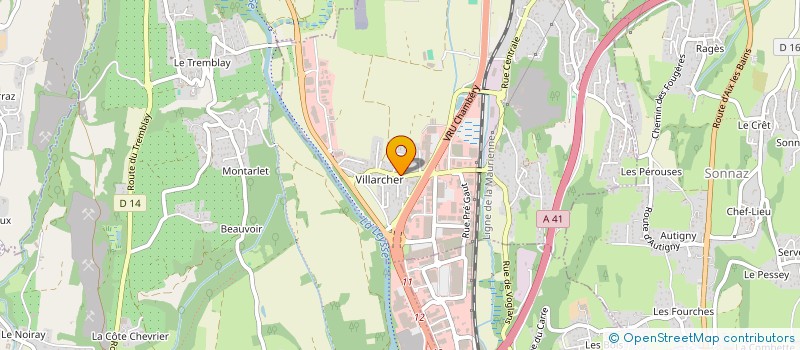 localisation de l'entreprise A.S.I.T  VOGLANS