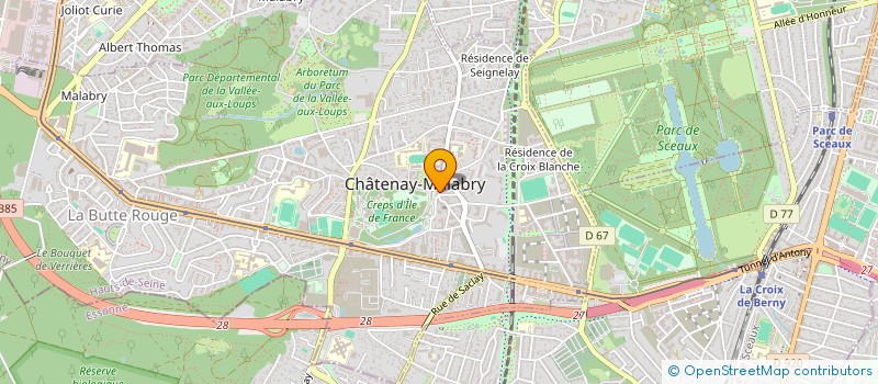 localisation de l'entreprise A.S. IMMO à CHATENAY-MALABRY
