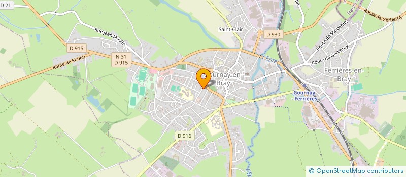 localisation de l'entreprise A&S IMMO  GOURNAY-EN-BRAY