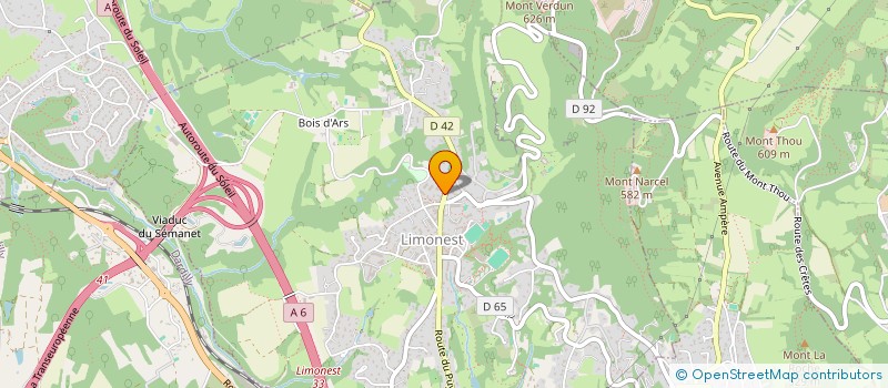 localisation de l'entreprise A.S IMMO  LIMONEST