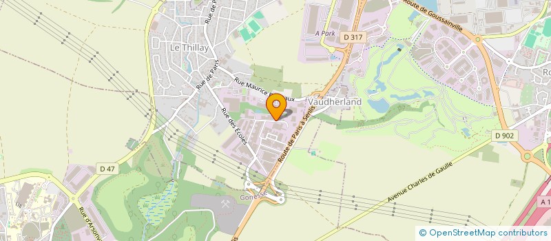 localisation de l'entreprise A&S INTERNATIONAL à LE THILLAY