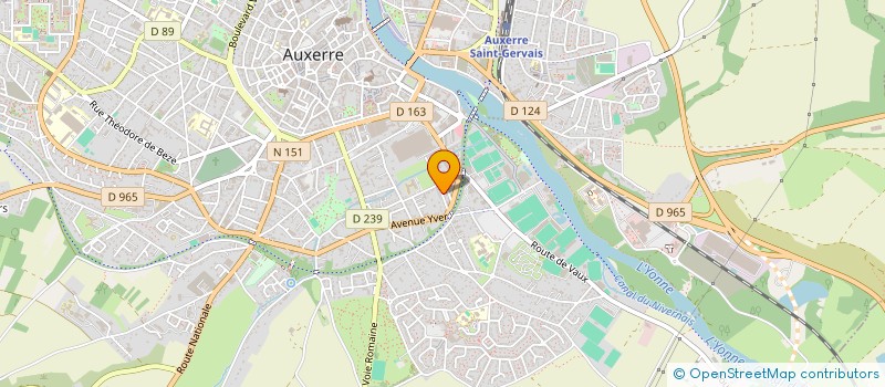 localisation de l'entreprise A&S INVEST  AUXERRE