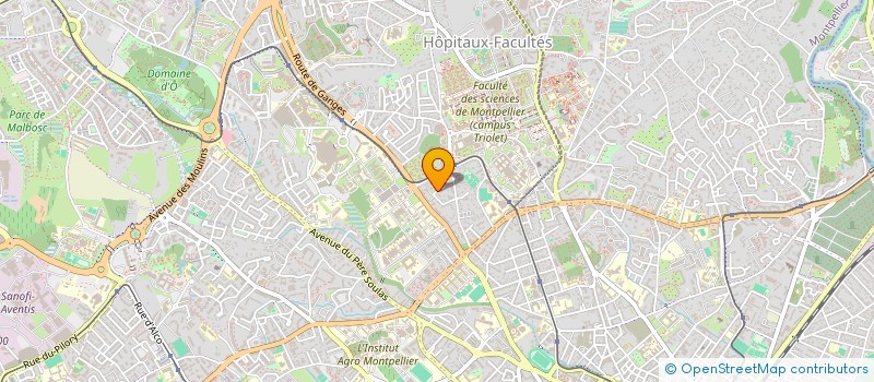 localisation de l'entreprise A.S ISEM à MONTPELLIER