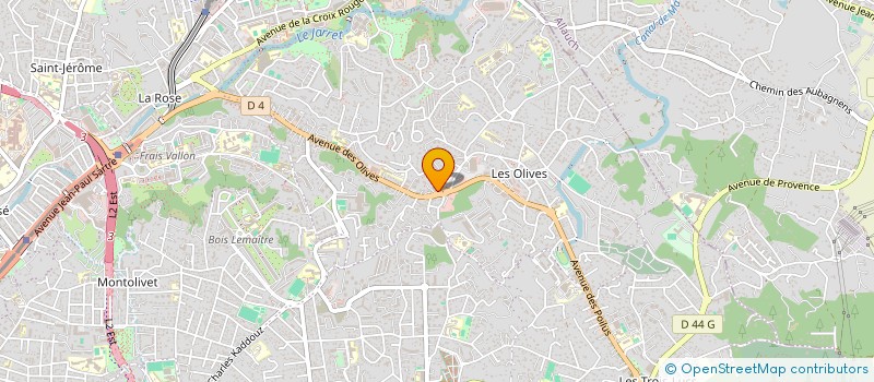 localisation de l'entreprise A.S ISO à MARSEILLE