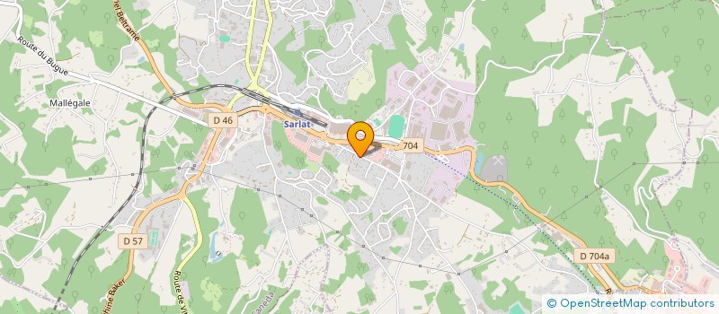 localisation de l'entreprise A S J  EVENTS  SARLAT-LA-CANEDA