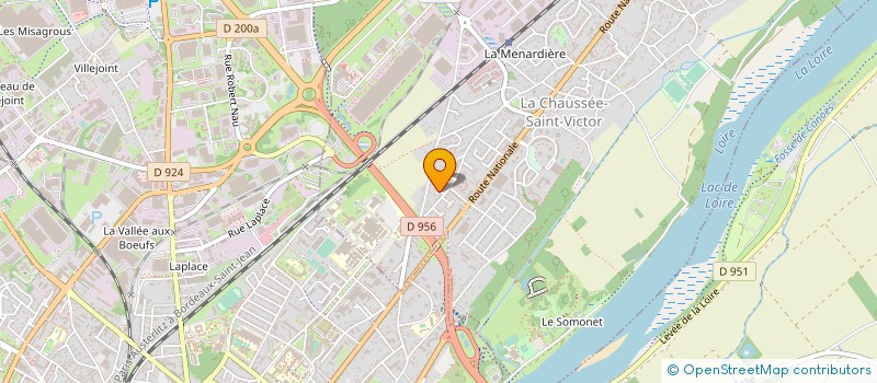 localisation de l'entreprise A S J SECTION TENNIS  LA CHAUSSEE-SAINT-VICTOR