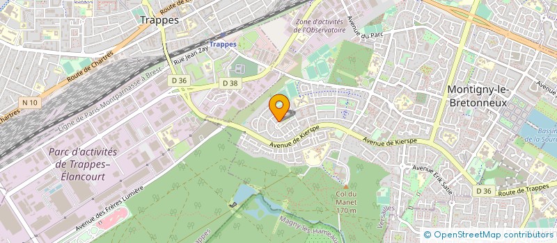 localisation de l'entreprise A.S.K à MONTIGNY-LE-BRETONNEUX