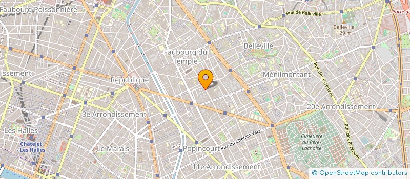 localisation de l'entreprise A.S.K. ASS POUR LA SANTE DE KESSABLY  PARIS